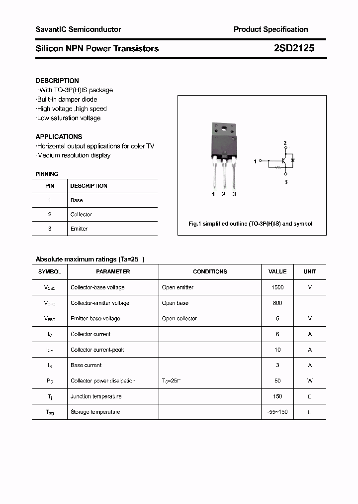 2SD2125_4397611.PDF Datasheet