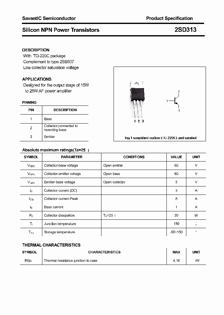 2SD313_4408625.PDF Datasheet