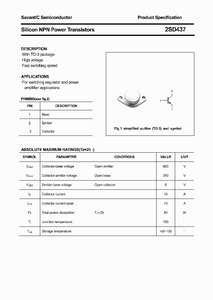2SD437_4409636.PDF Datasheet