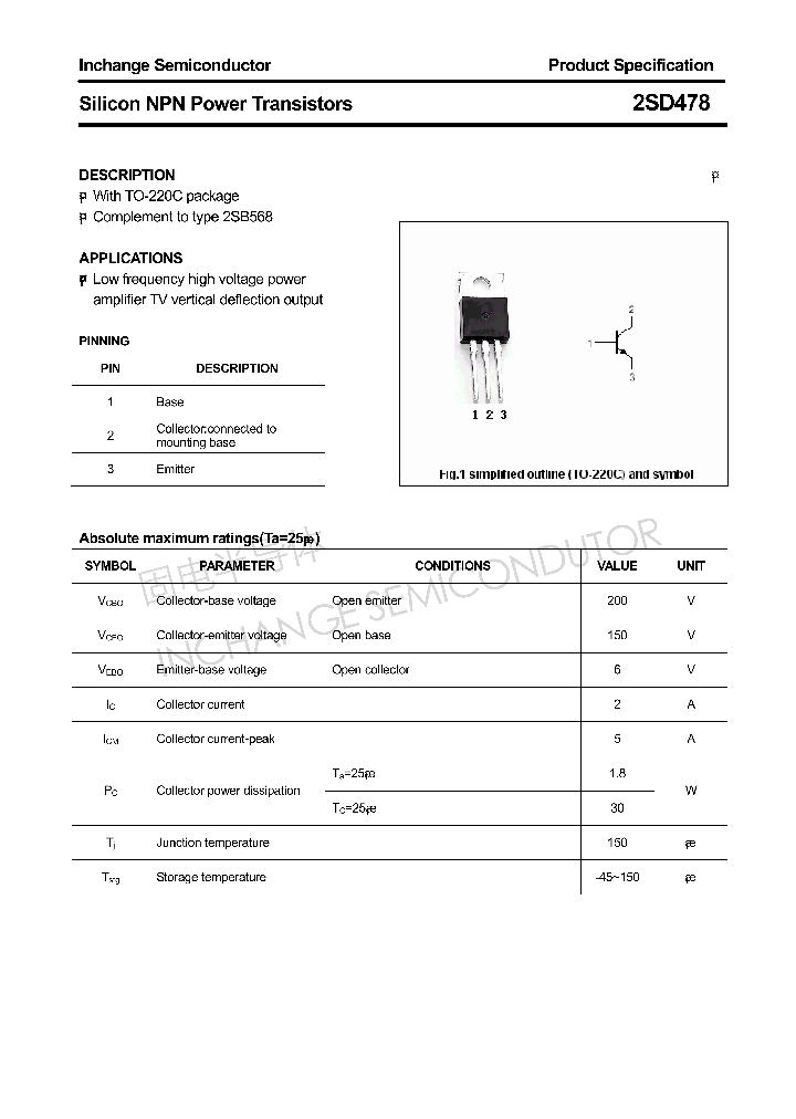 2SD478_4305446.PDF Datasheet