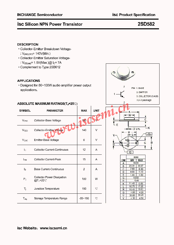 2SD582_4463753.PDF Datasheet