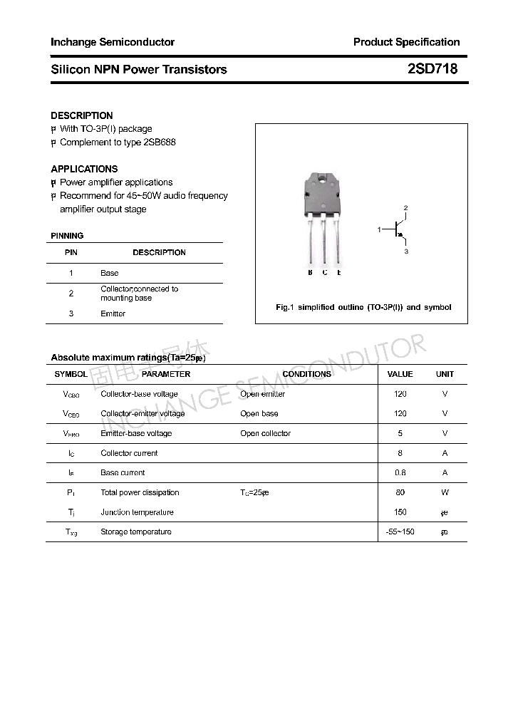 2SD718_4305726.PDF Datasheet