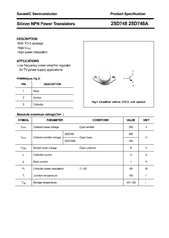 2SD748_4459670.PDF Datasheet