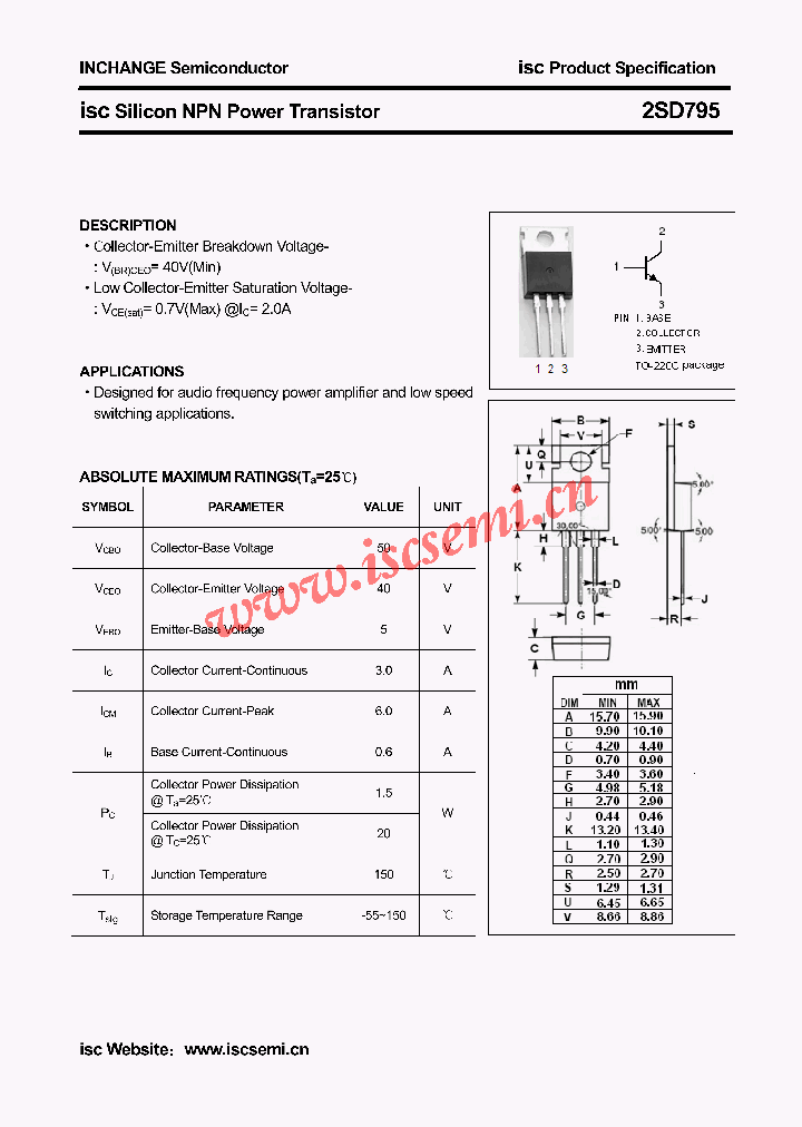 2SD795_4501944.PDF Datasheet