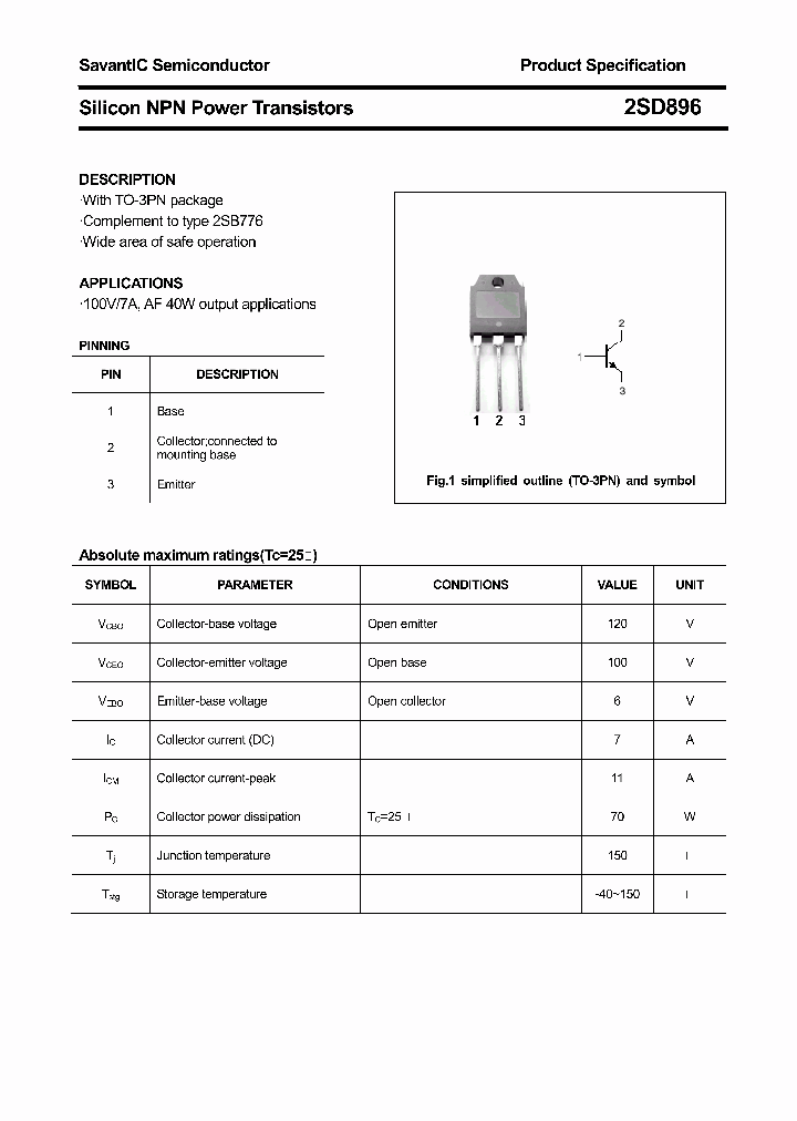 2SD896_4418464.PDF Datasheet