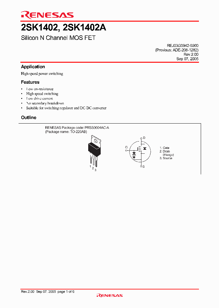2SK1402_4311948.PDF Datasheet