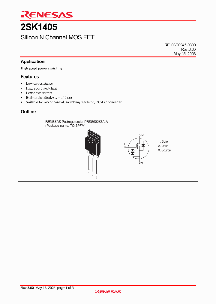 2SK1405_4311956.PDF Datasheet