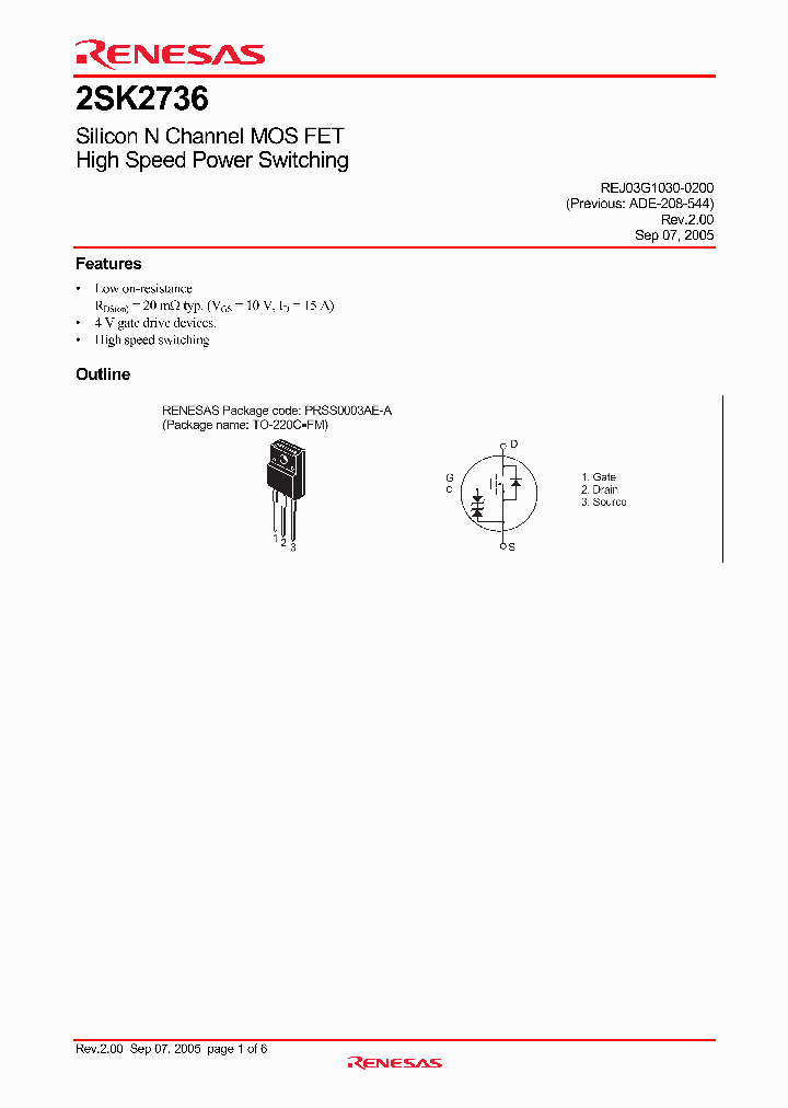2SK2736-E_4240508.PDF Datasheet