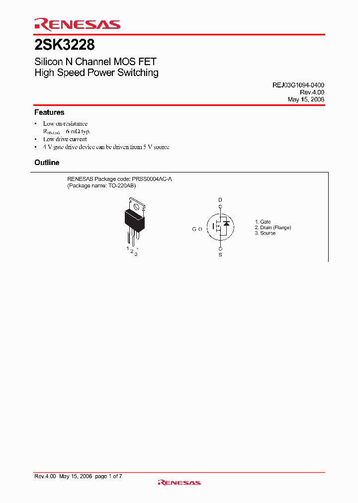 2SK3228-E_4239617.PDF Datasheet