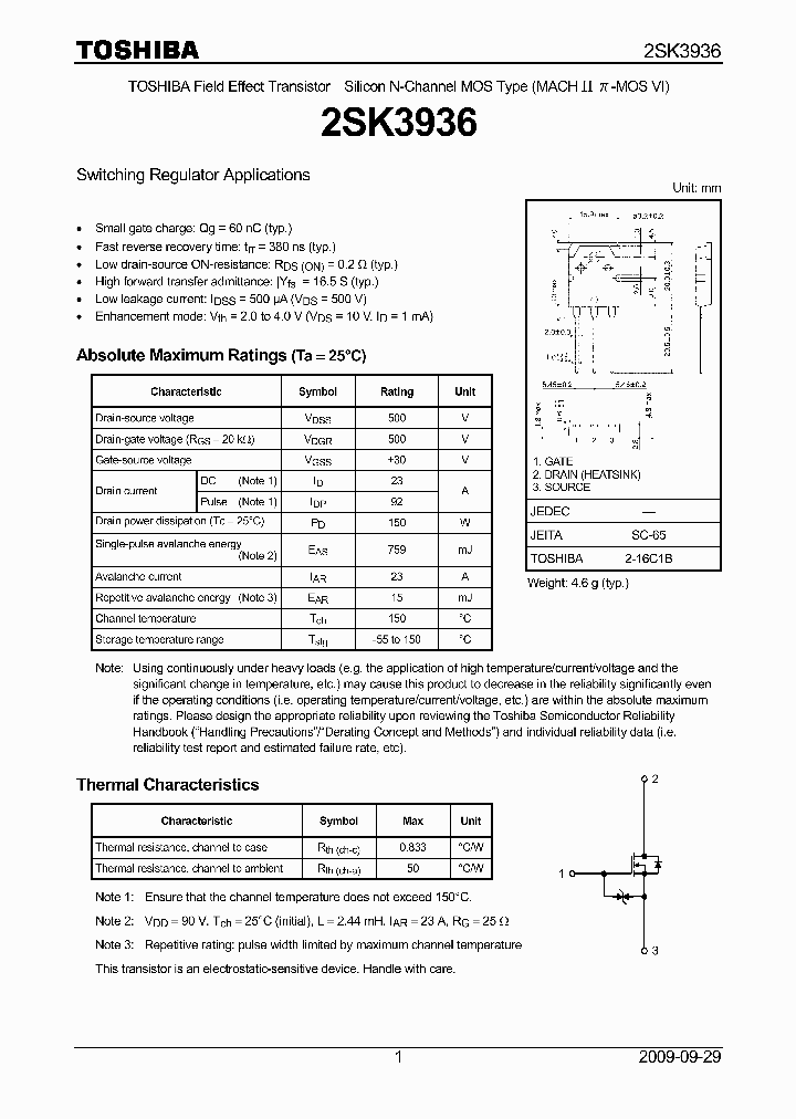 2SK393609_4559409.PDF Datasheet