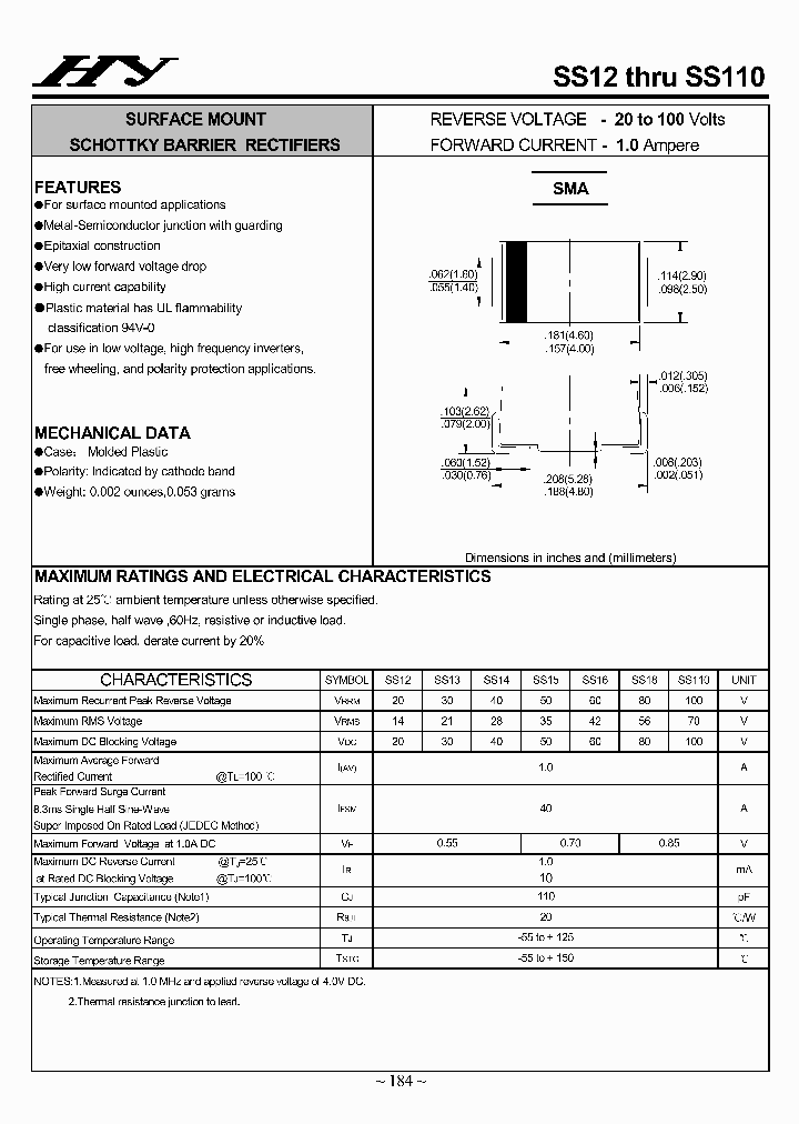 SS12-SS110_4504877.PDF Datasheet