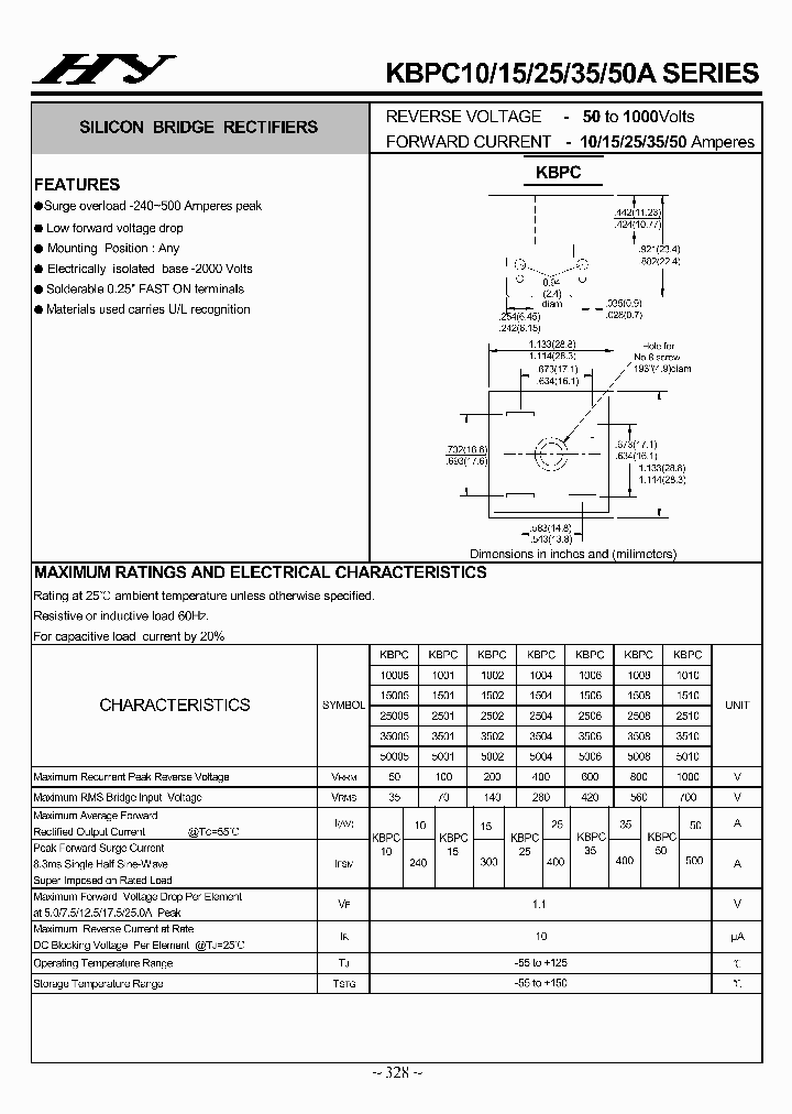KBPC10005-KBPC1010_4505034.PDF Datasheet