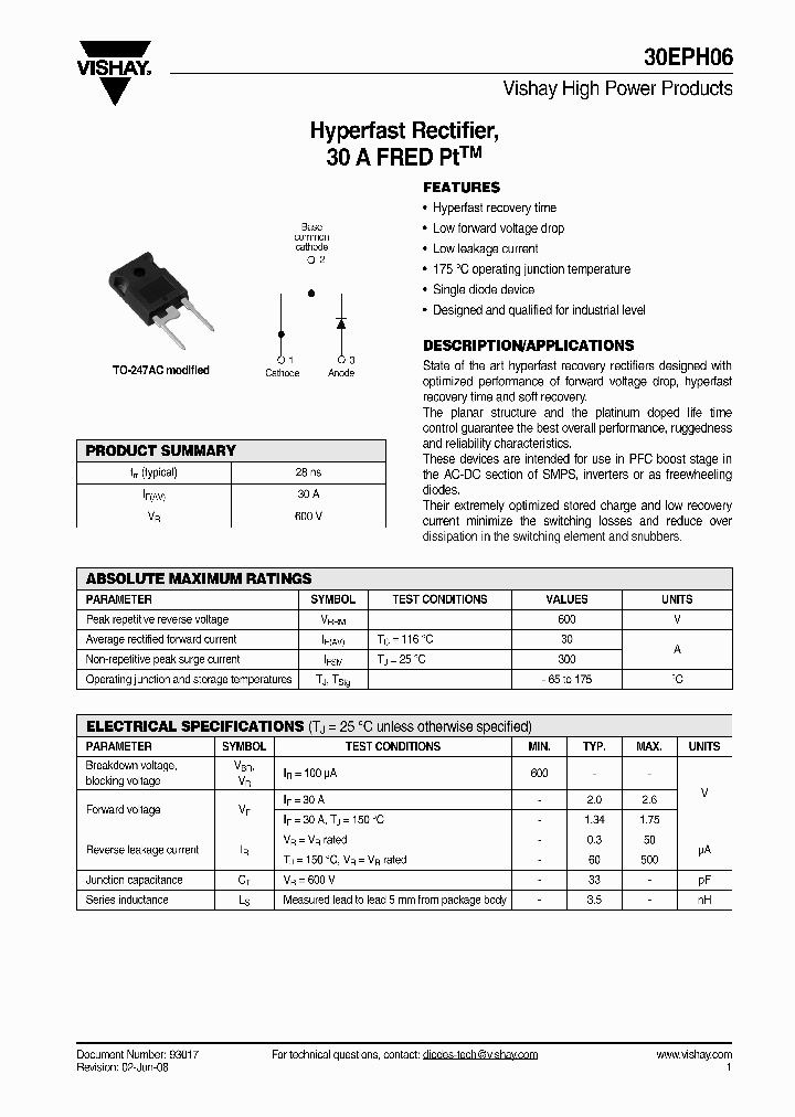 30EPH06_4674089.PDF Datasheet