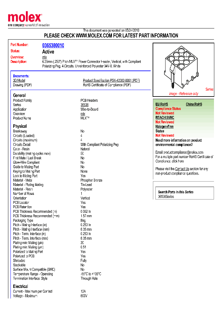 36538-0010_4883397.PDF Datasheet