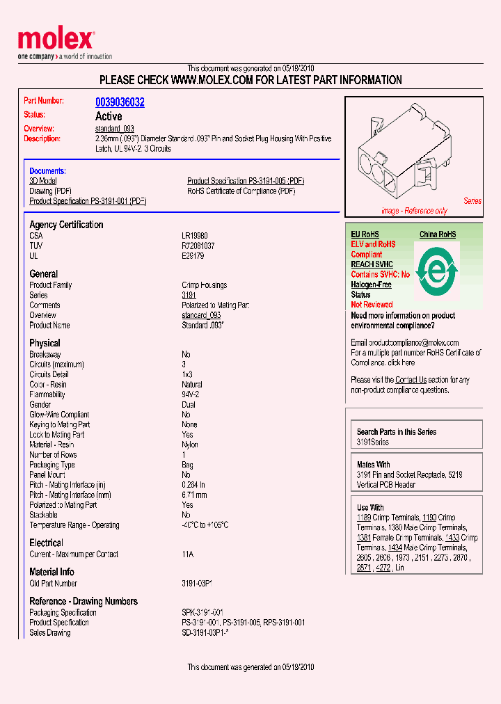 39-03-6032_4906691.PDF Datasheet