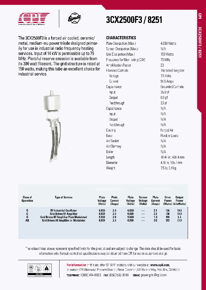 3CX2500F3_4406740.PDF Datasheet