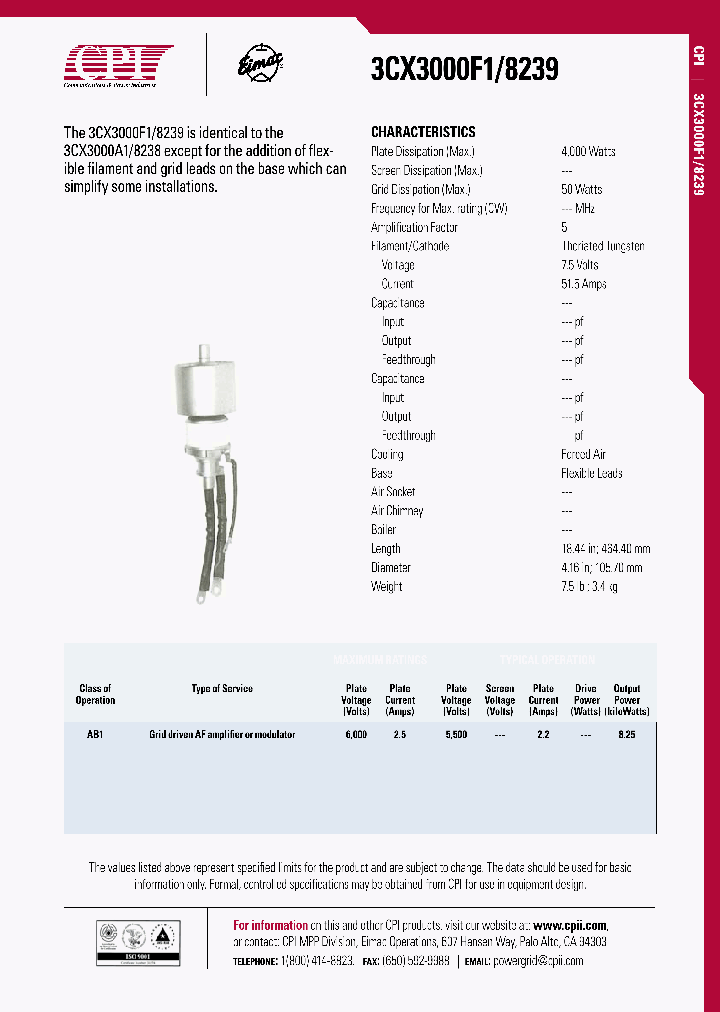 3CX3000F1_4460830.PDF Datasheet