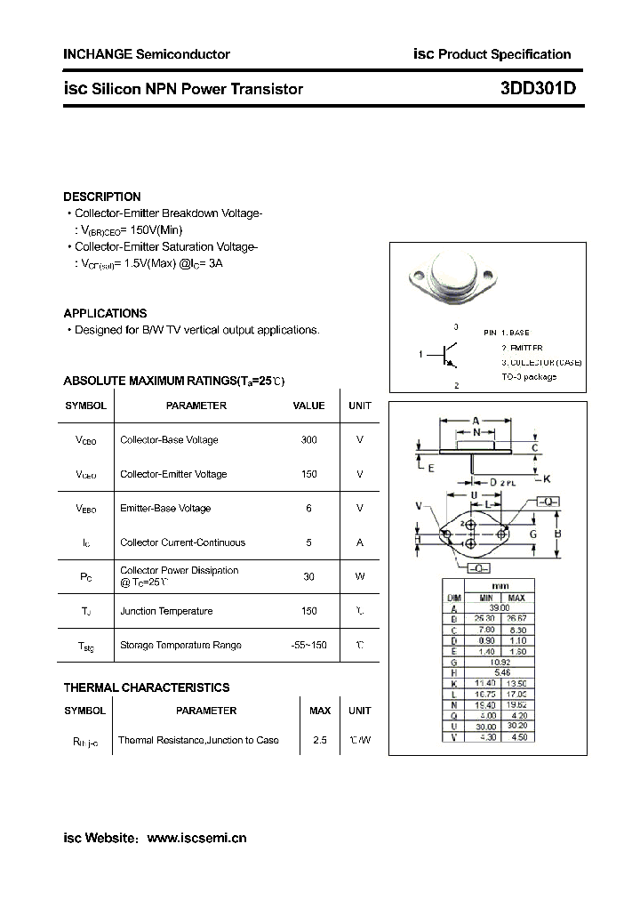 3DD301D_4296687.PDF Datasheet