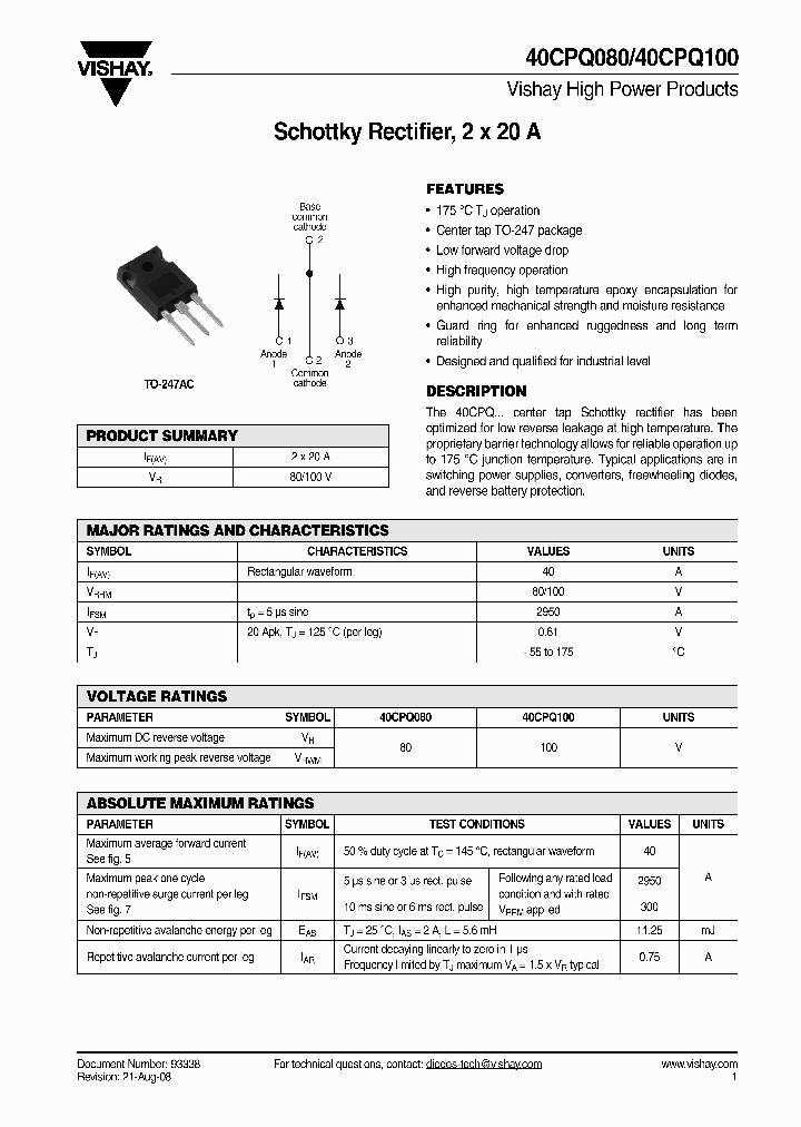 40CPQ080_4379844.PDF Datasheet