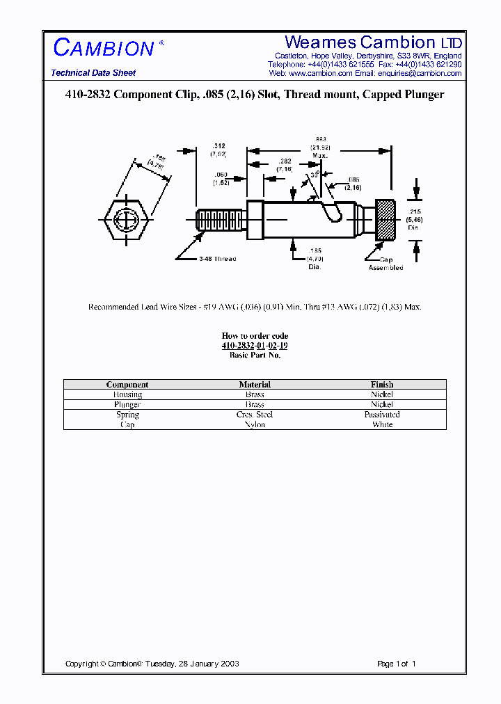 410-2832_4705781.PDF Datasheet