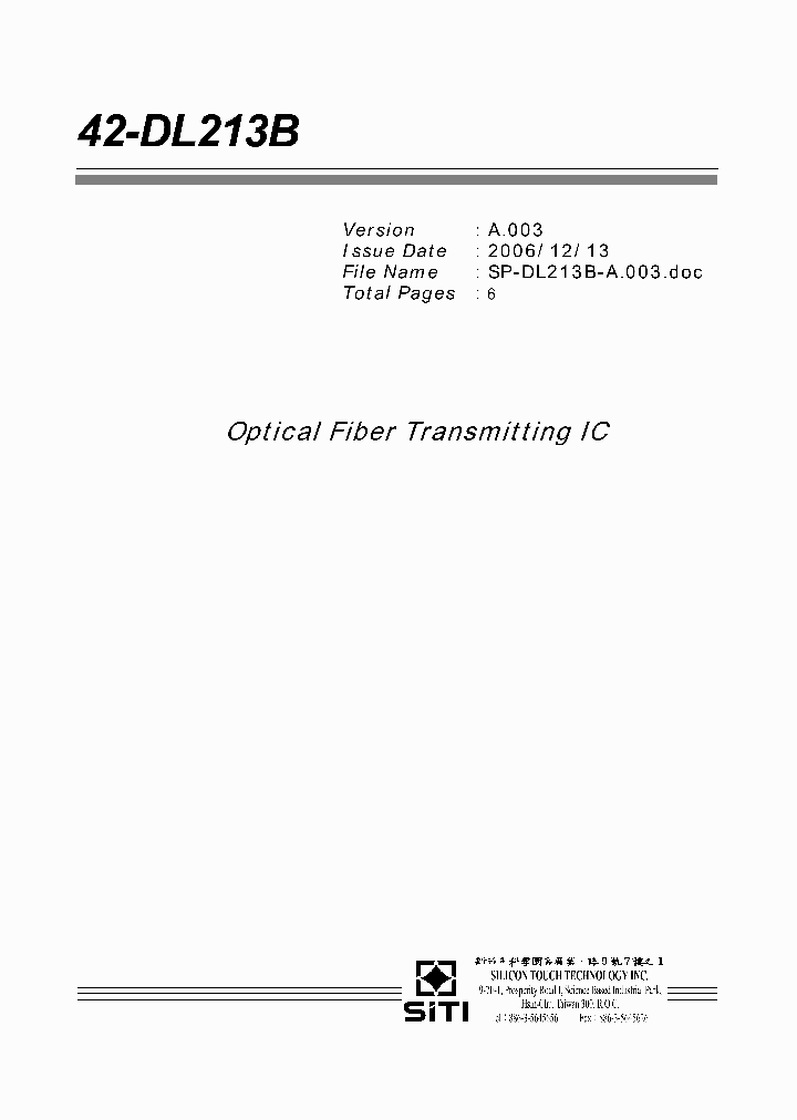 42-DL213B_4720043.PDF Datasheet