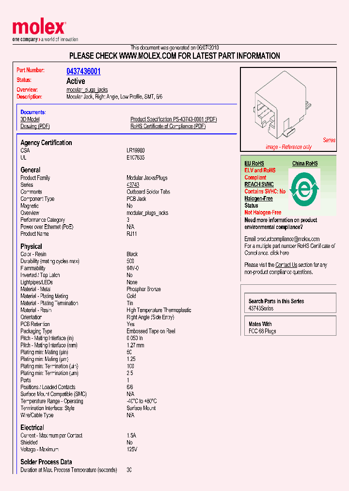 43743-6001_4909841.PDF Datasheet