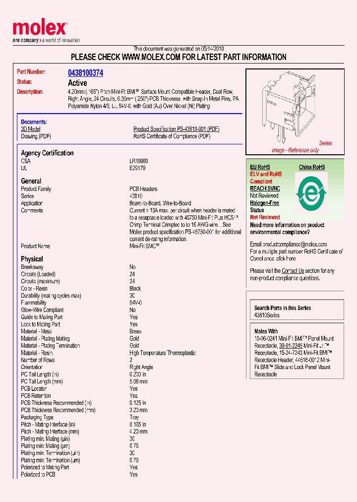 43810-0374_4923848.PDF Datasheet