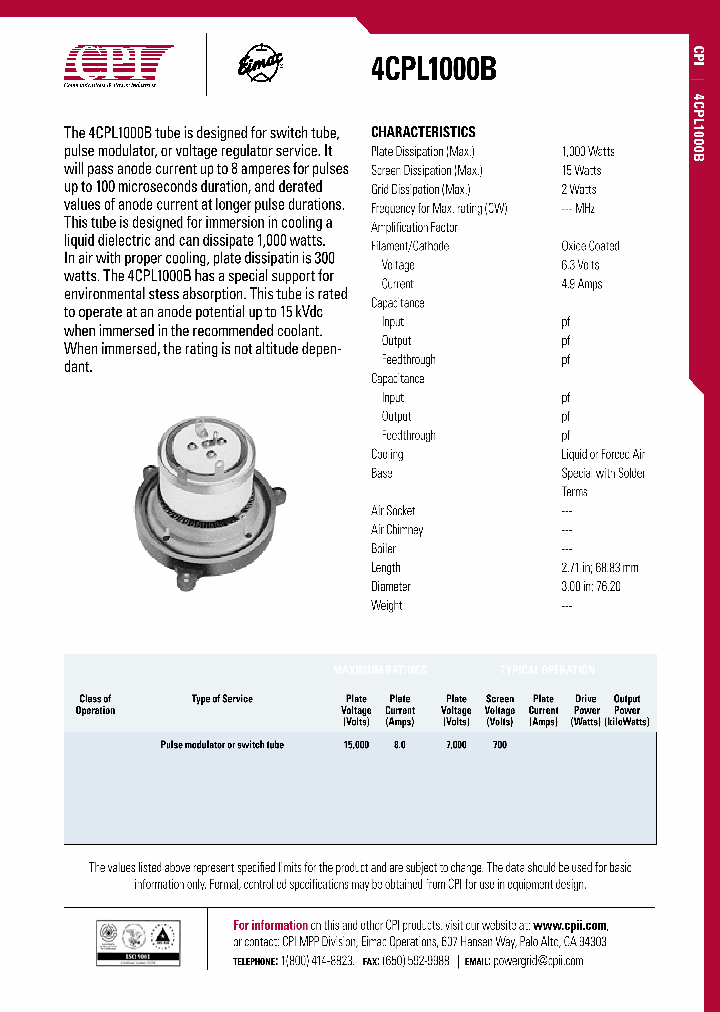 4CPL1000B_4820881.PDF Datasheet