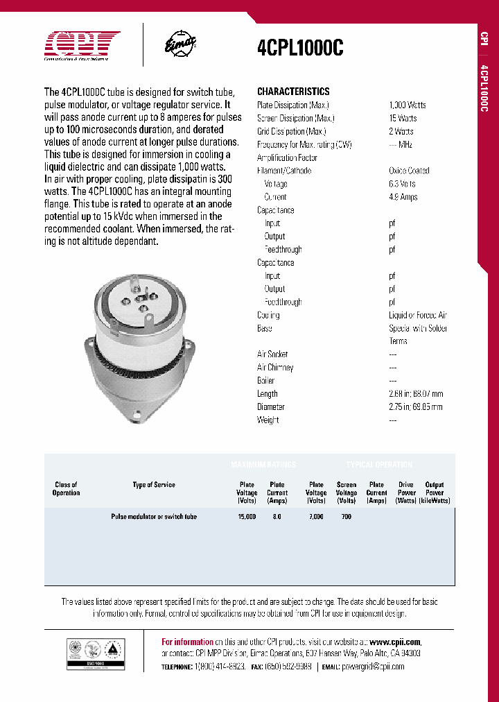 4CPL1000C_4820882.PDF Datasheet