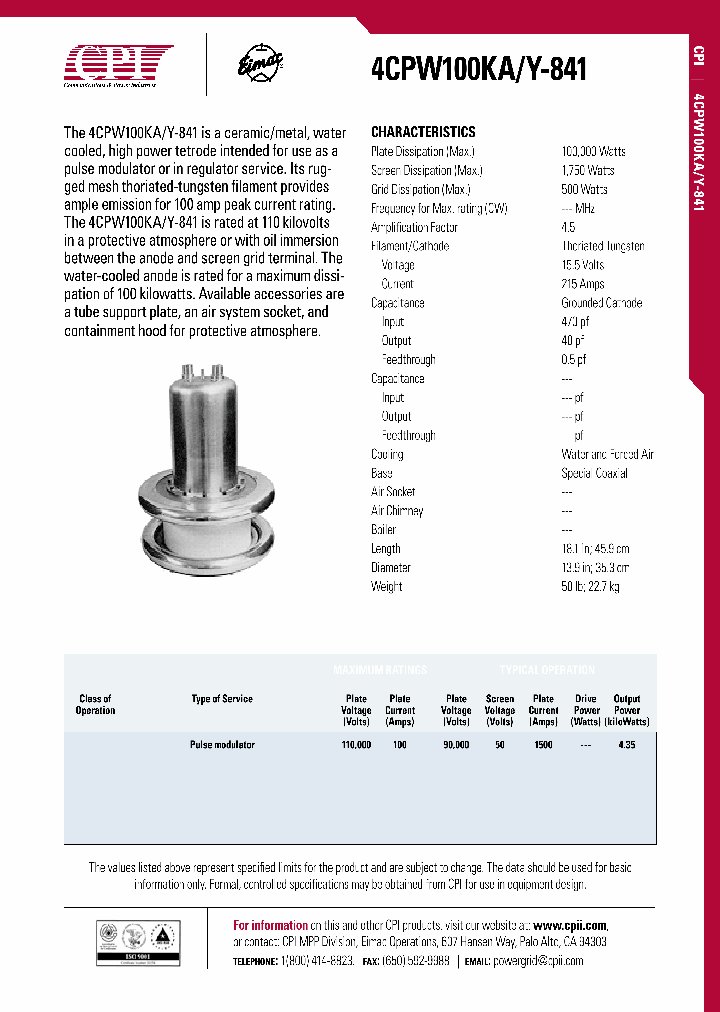 4CPW100KA_4402436.PDF Datasheet