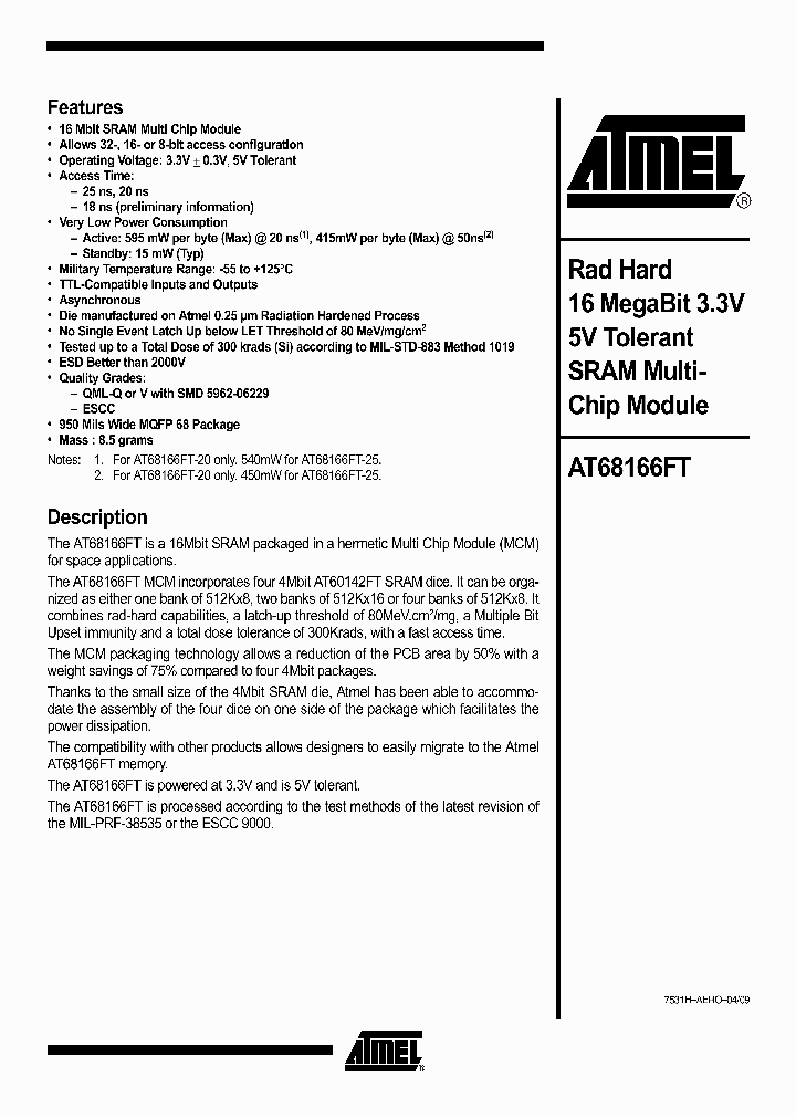 5962R0622903VYC_4616419.PDF Datasheet