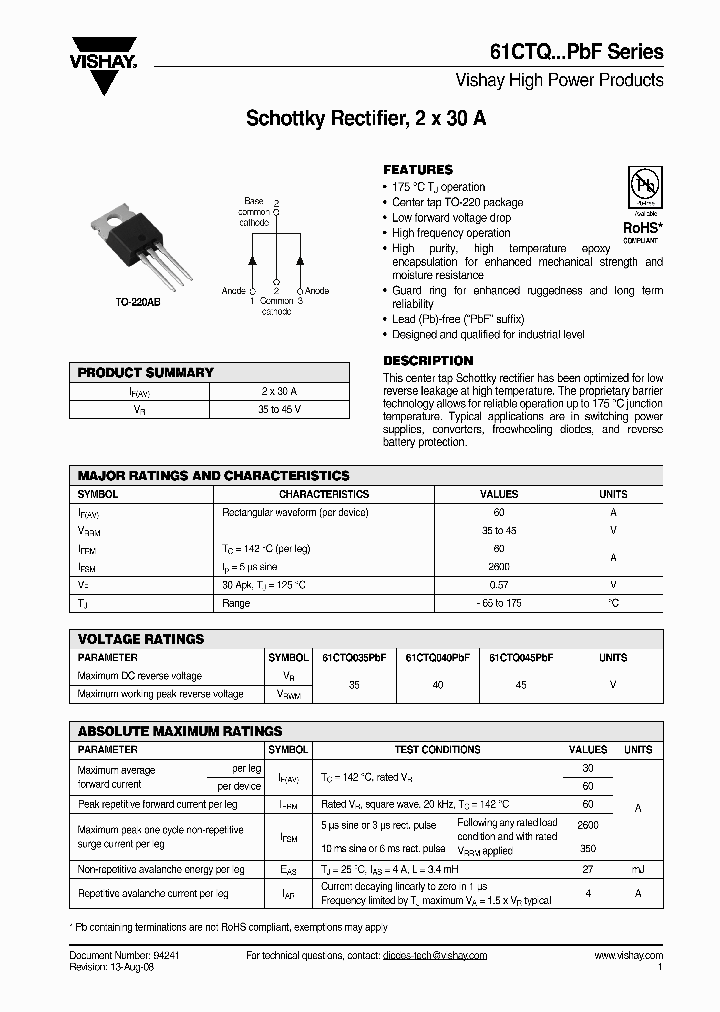 61CTQ040PBF_4787916.PDF Datasheet