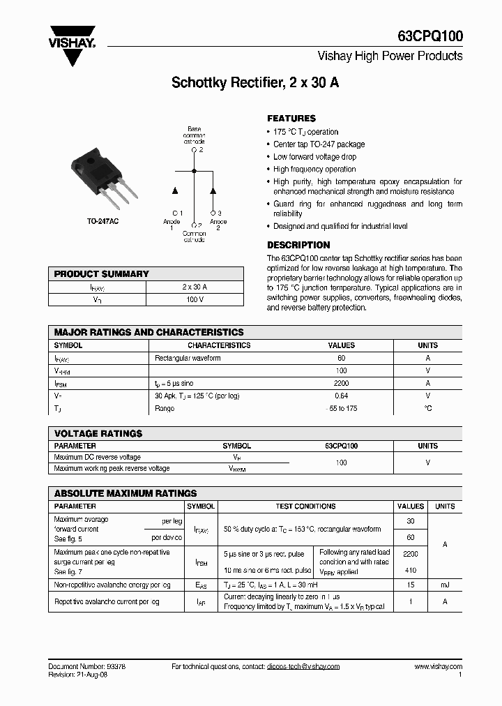 63CPQ100_4441520.PDF Datasheet