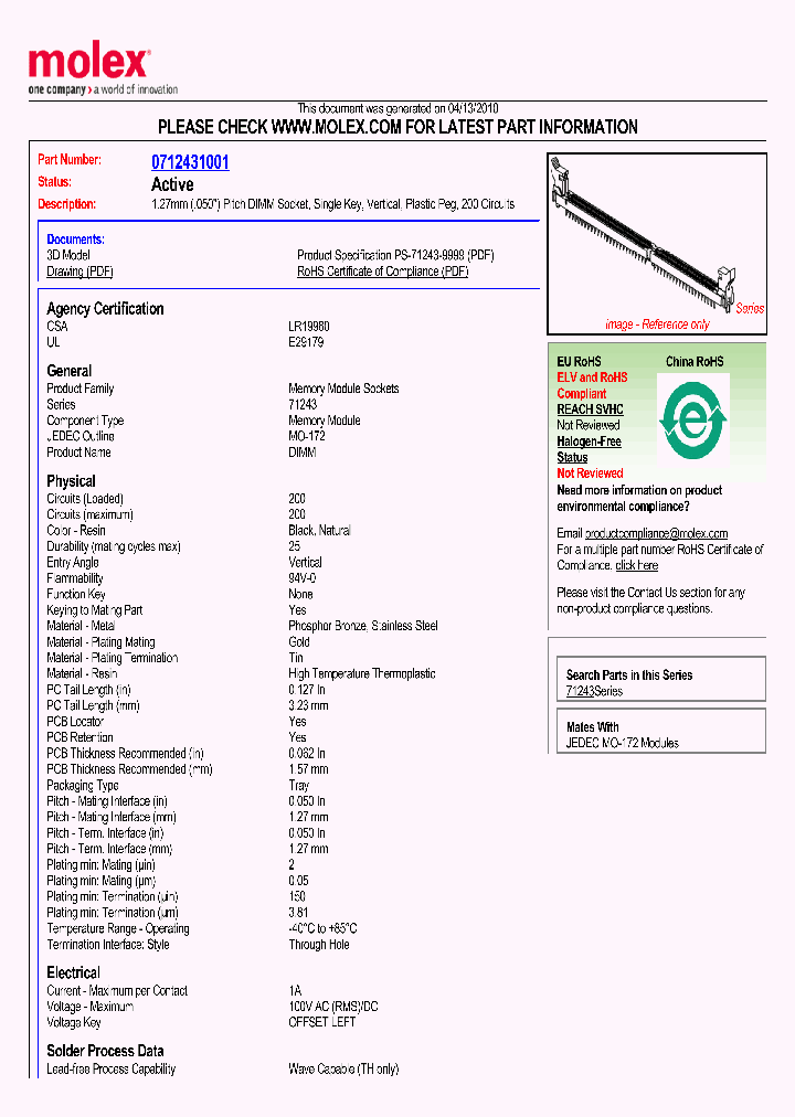 71243-1001_4902774.PDF Datasheet