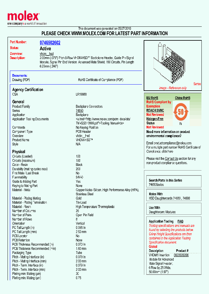 74650-2602_4912657.PDF Datasheet