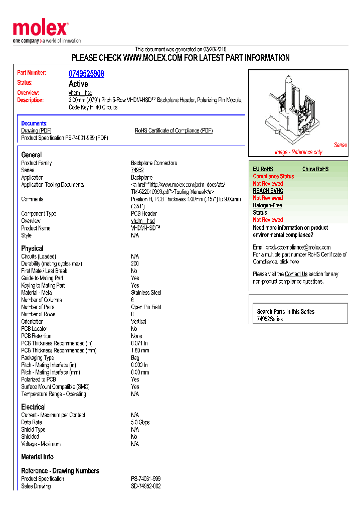 74952-5908_4899607.PDF Datasheet
