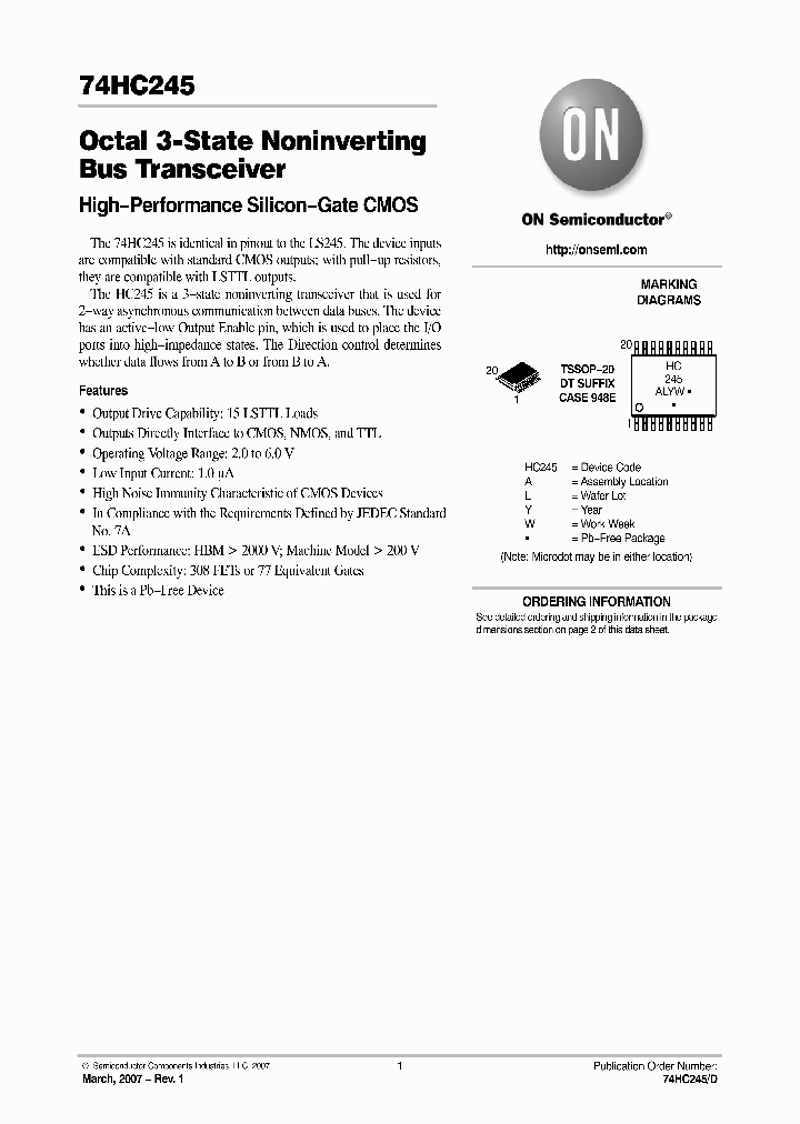 74HC245_4708569.PDF Datasheet