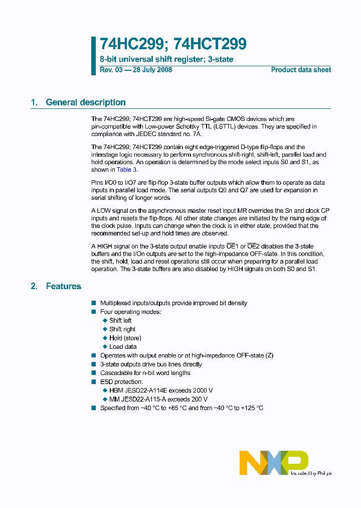 74HC299_4567186.PDF Datasheet