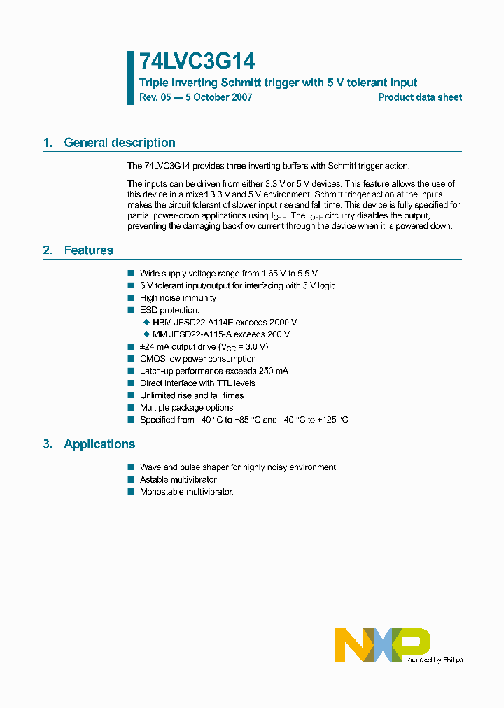 74LVC3G14DC_4554558.PDF Datasheet