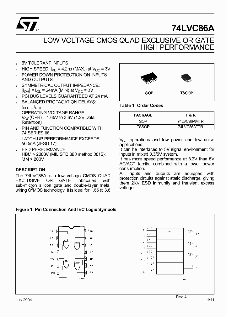 74LVC86AMTR_4324450.PDF Datasheet
