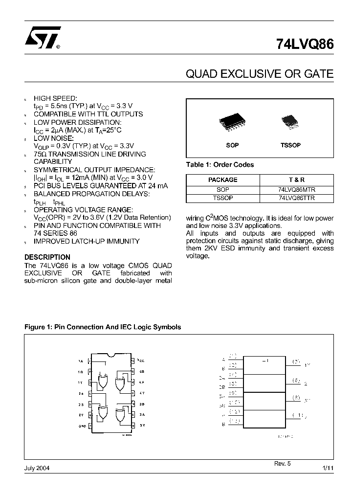 74LVQ86_4560971.PDF Datasheet
