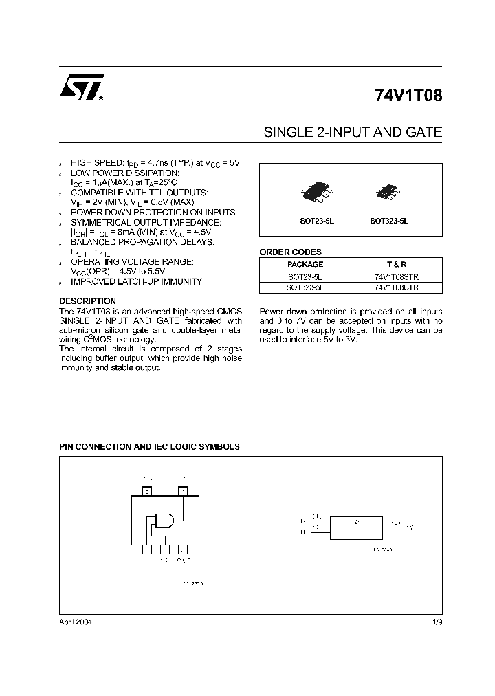 74V1T08CTR_4718090.PDF Datasheet