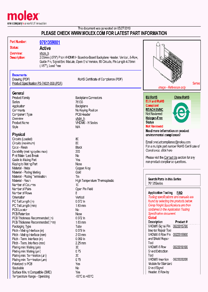 76135-9001_4895033.PDF Datasheet
