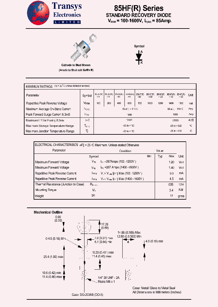 85HFR-10_4177938.PDF Datasheet