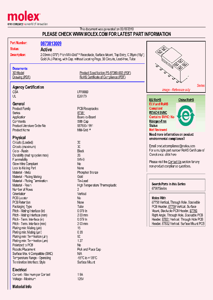 87381-3009_4908899.PDF Datasheet