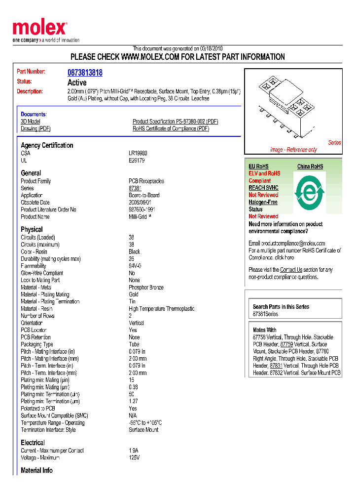 87381-3818_4908916.PDF Datasheet