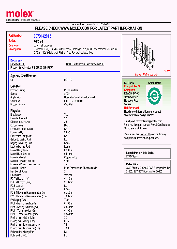 87914-2815_4855762.PDF Datasheet