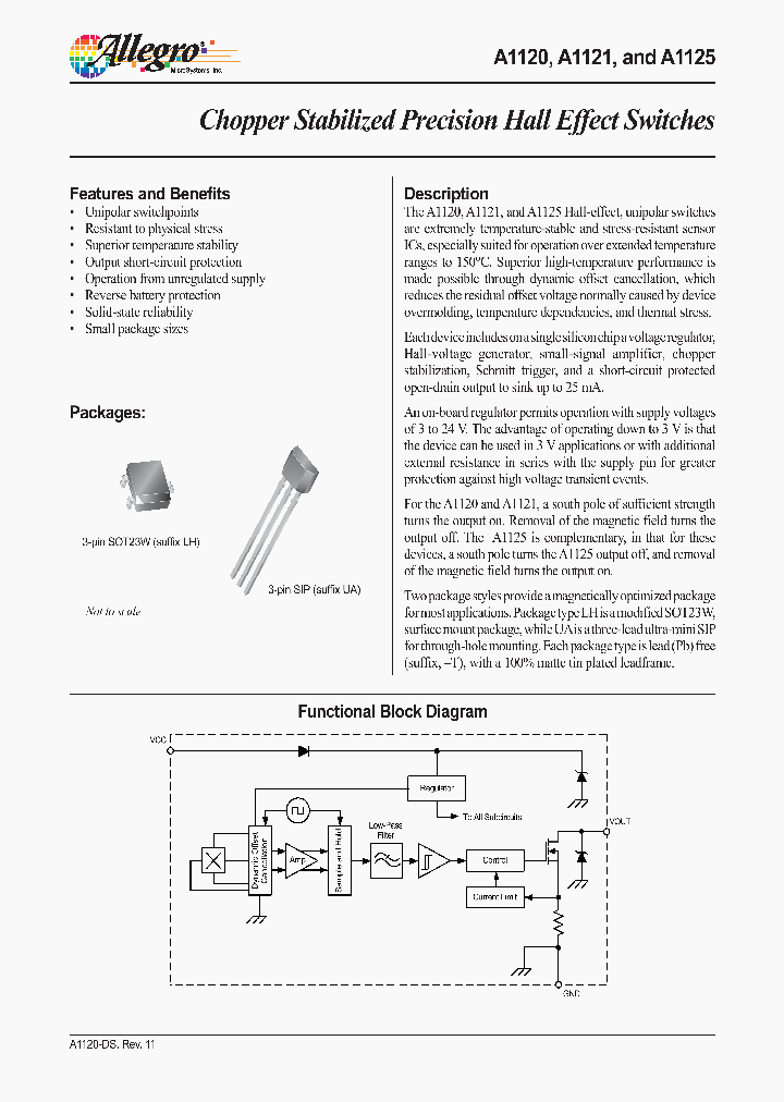 A1121LLHLT-T2_4553022.PDF Datasheet