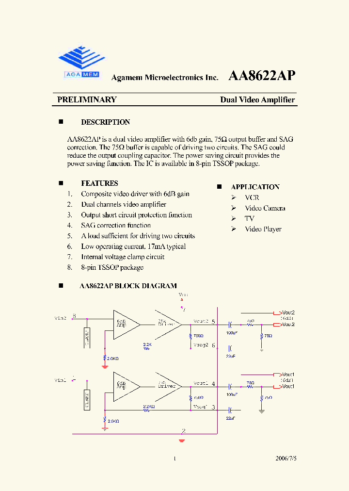 AA8622AP_4309355.PDF Datasheet