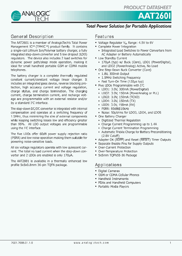 AAT2601_4167902.PDF Datasheet